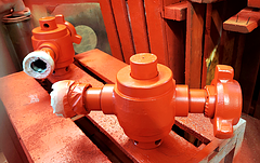 Кран муфтовый пробковый 3КМ 50х70 с БРС-2